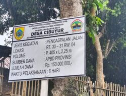 Pembangunan Pengaspalan Jalan Desa Cibuyur Tahun Anggaran 2025