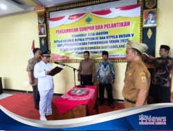 Tiga Kepala Dusun Baru Desa Karanganyar Resmi Dilantik, Camat Bantarbolang: Tugas Anda 24 Jam untuk Rakyat