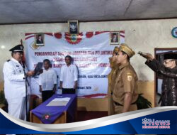 Tingkatkan Pelayanan Masyarakat, Tiga Perangkat Desa Gembyang Resmi Dilantik
